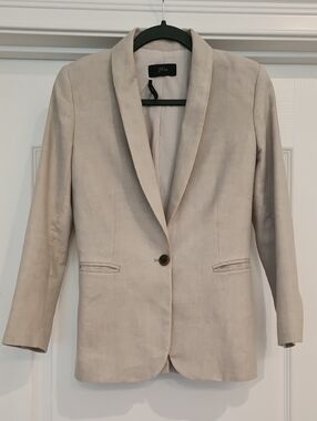 J. Crew Women's Parke Linen-Blend Blazer